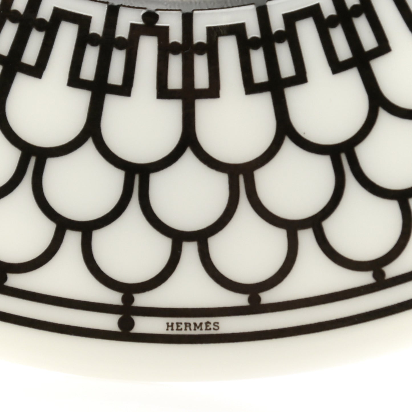 Porcelain H Deco Coffee Cup And Saucer Set Of 2 Black