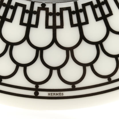 Hermes Porcelain H Deco Coffee Cup And Saucer Set Of 2 Black 8 of 11