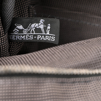 Hermes Canvas Herline Backpack Grey 6 of 13