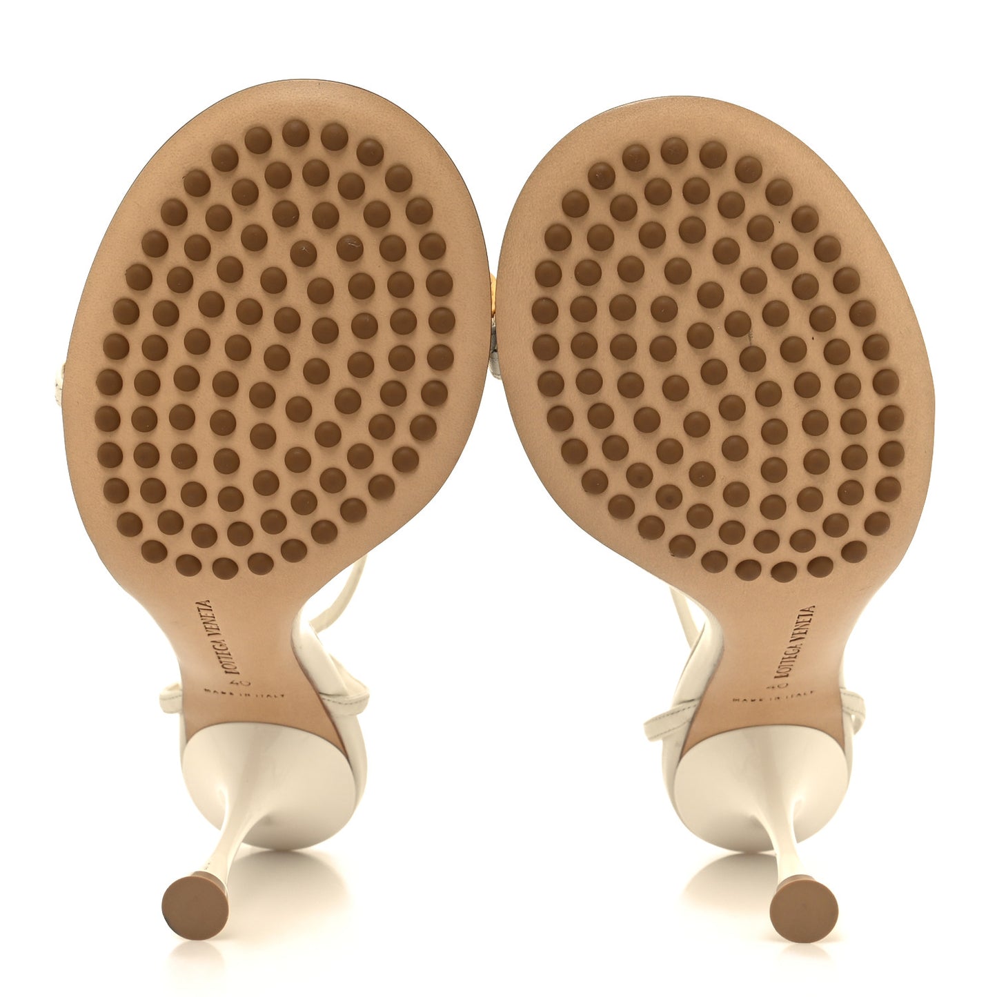 Lambskin Dot 90mm Sandals 40 String