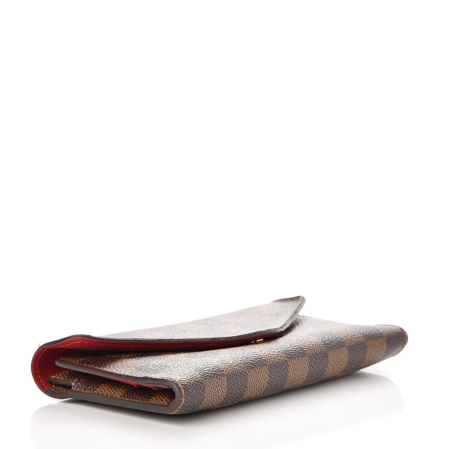 Louis Vuitton Damier Ebene Josephine Wallet Red 4 of 11