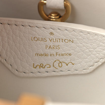 Louis Vuitton X UF Taurillon Artycapucines BB White 7 of 15