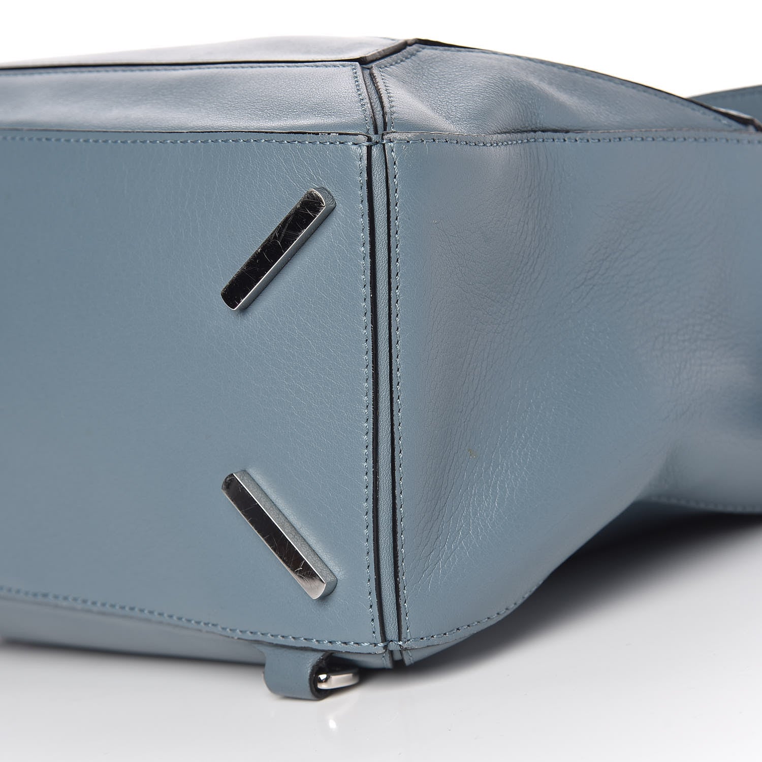 Loewe Calfskin Puzzle Bag Stone Blue 12 of 13