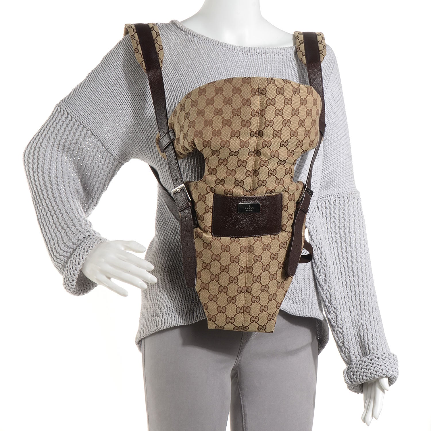 Gucci Monogram Baby Carrier Brown 2 of 7
