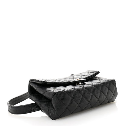 Chanel Grained Calfskin Quilted 2.55 Reissue Flap Belt Bag Clutch Black 4 of 11