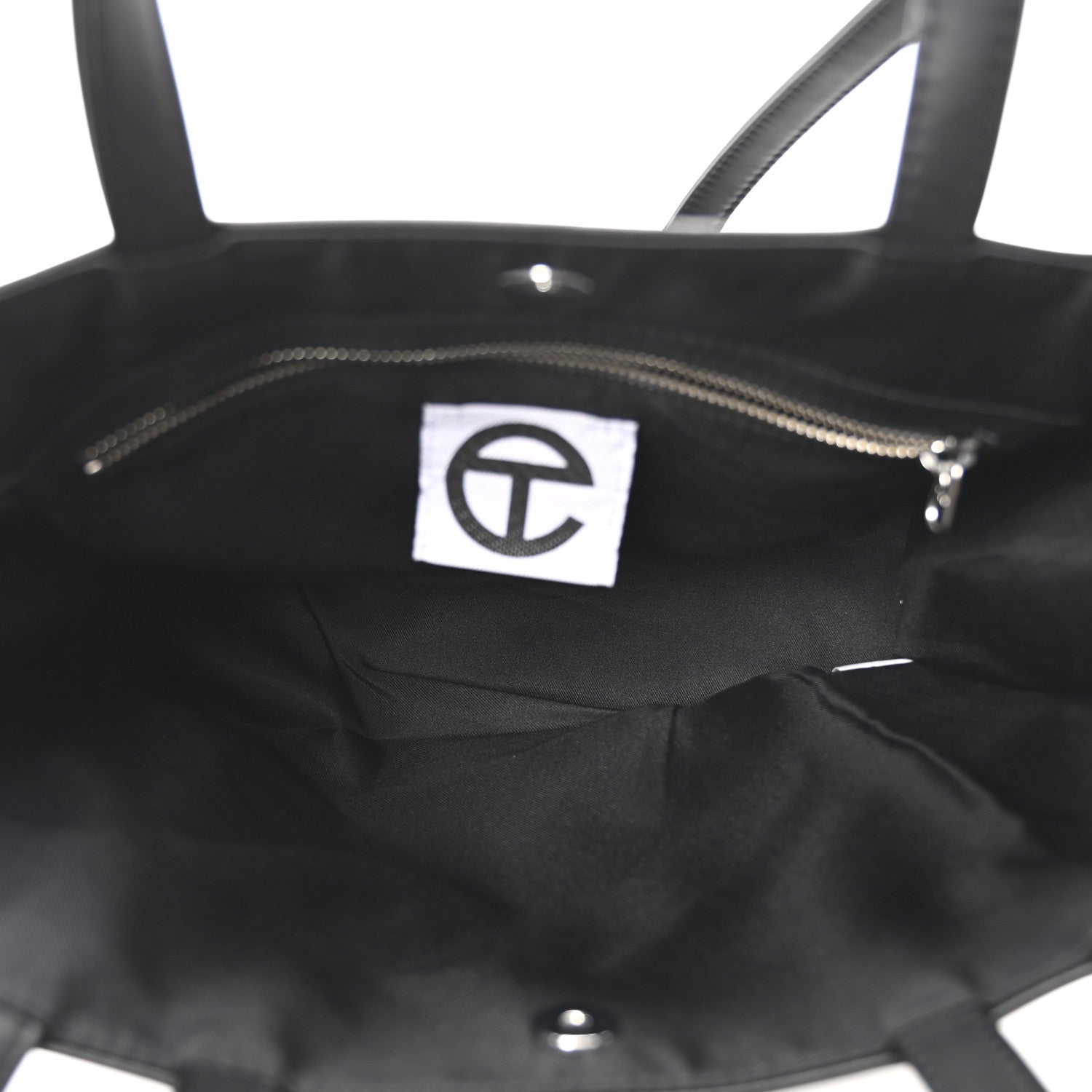 Telfar Vegan Leather Medium Shopping Bag Black 5 of 9