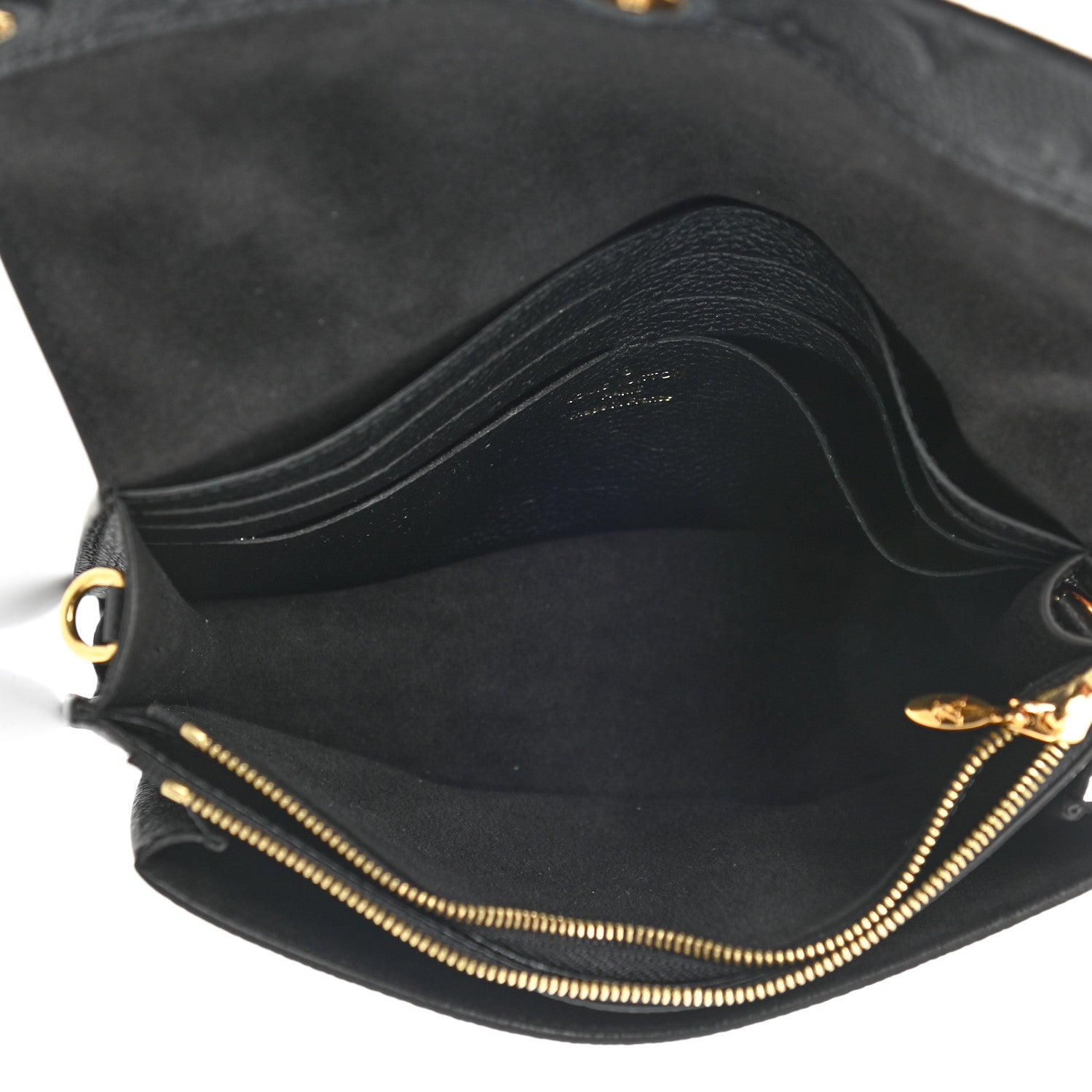 Louis Vuitton Empreinte Vavin Chain Wallet Black 6 of 7
