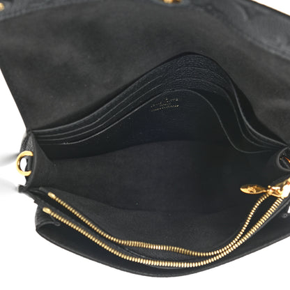 Louis Vuitton Empreinte Vavin Chain Wallet Black 6 of 7