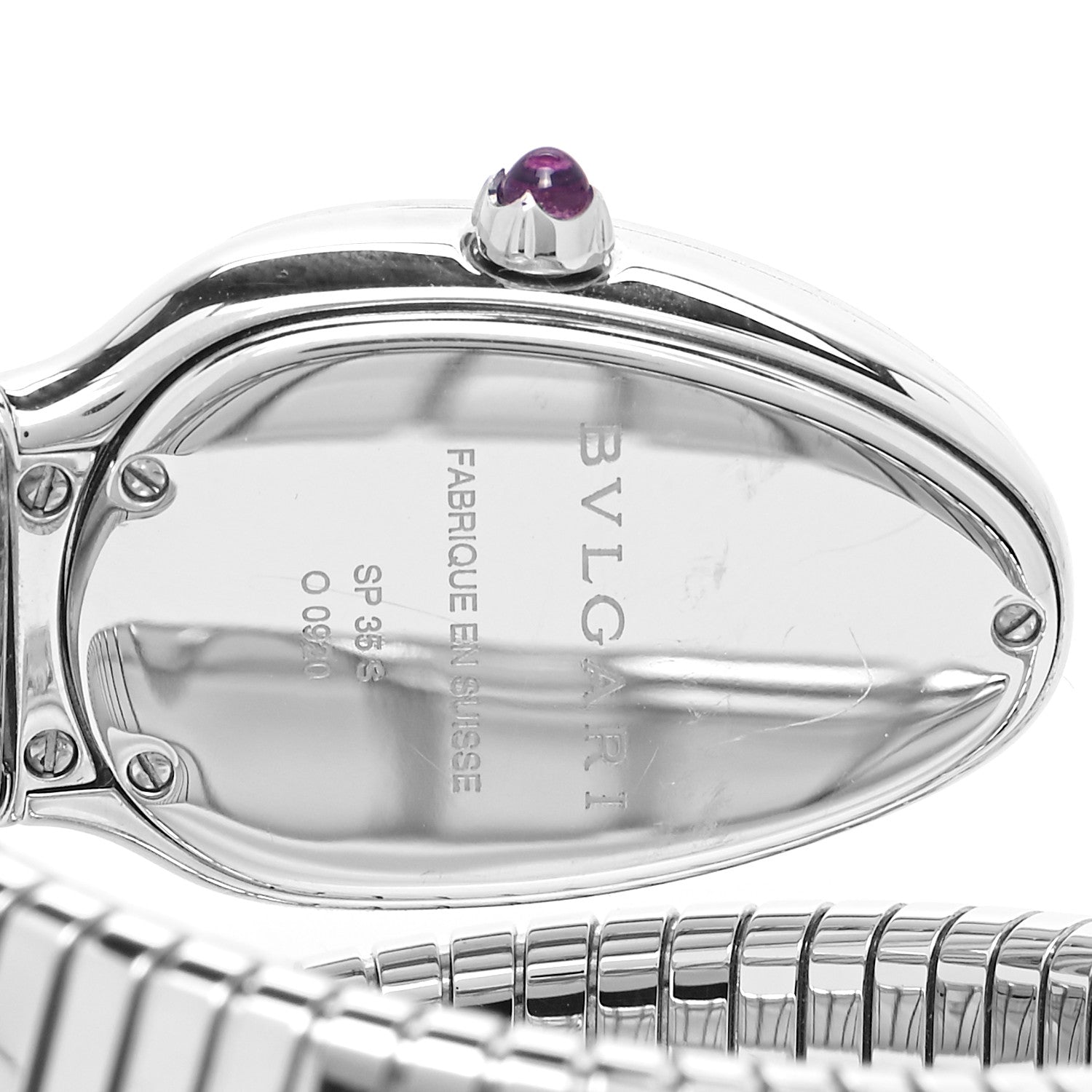 Bulgari Stainless Steel 35mm Serpenti Tubogas Quartz Watch 4 of 5