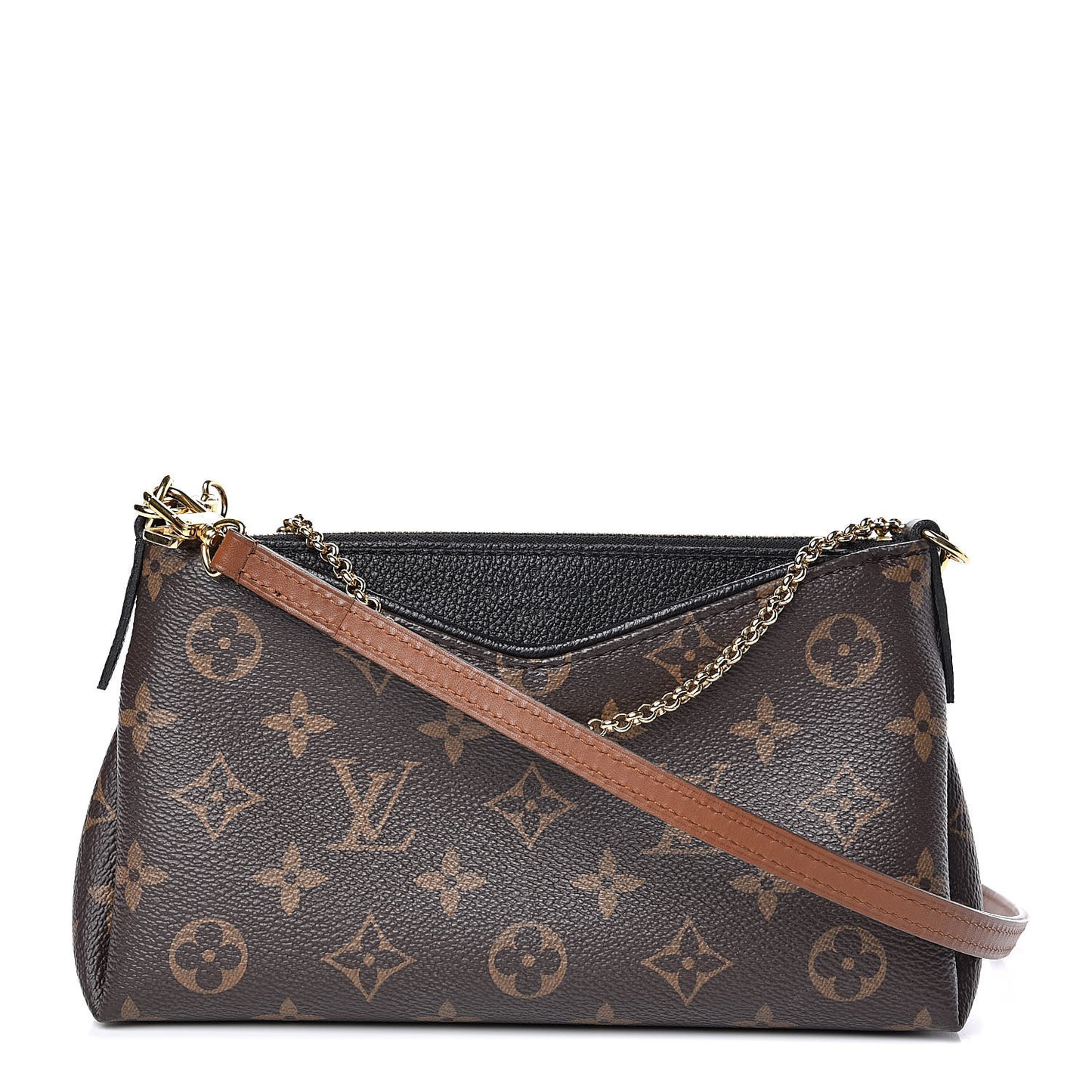 Monogram Pallas Clutch Black