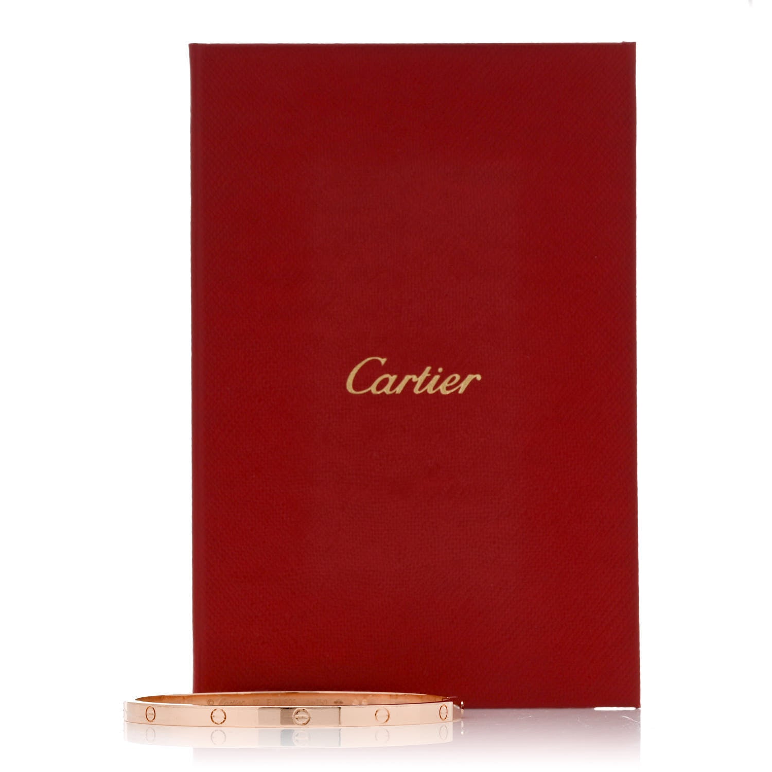 Cartier 18K Pink Gold Small LOVE Bracelet 17 8 of 8