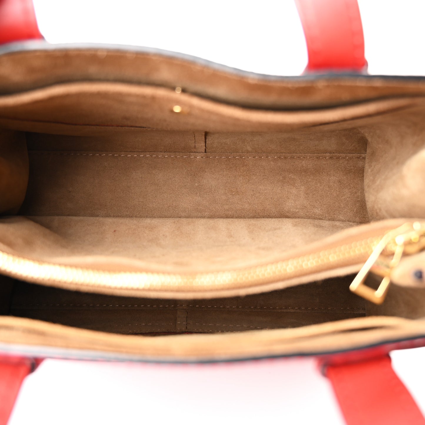 Calfskin Small Gate Tote Scarlet Red