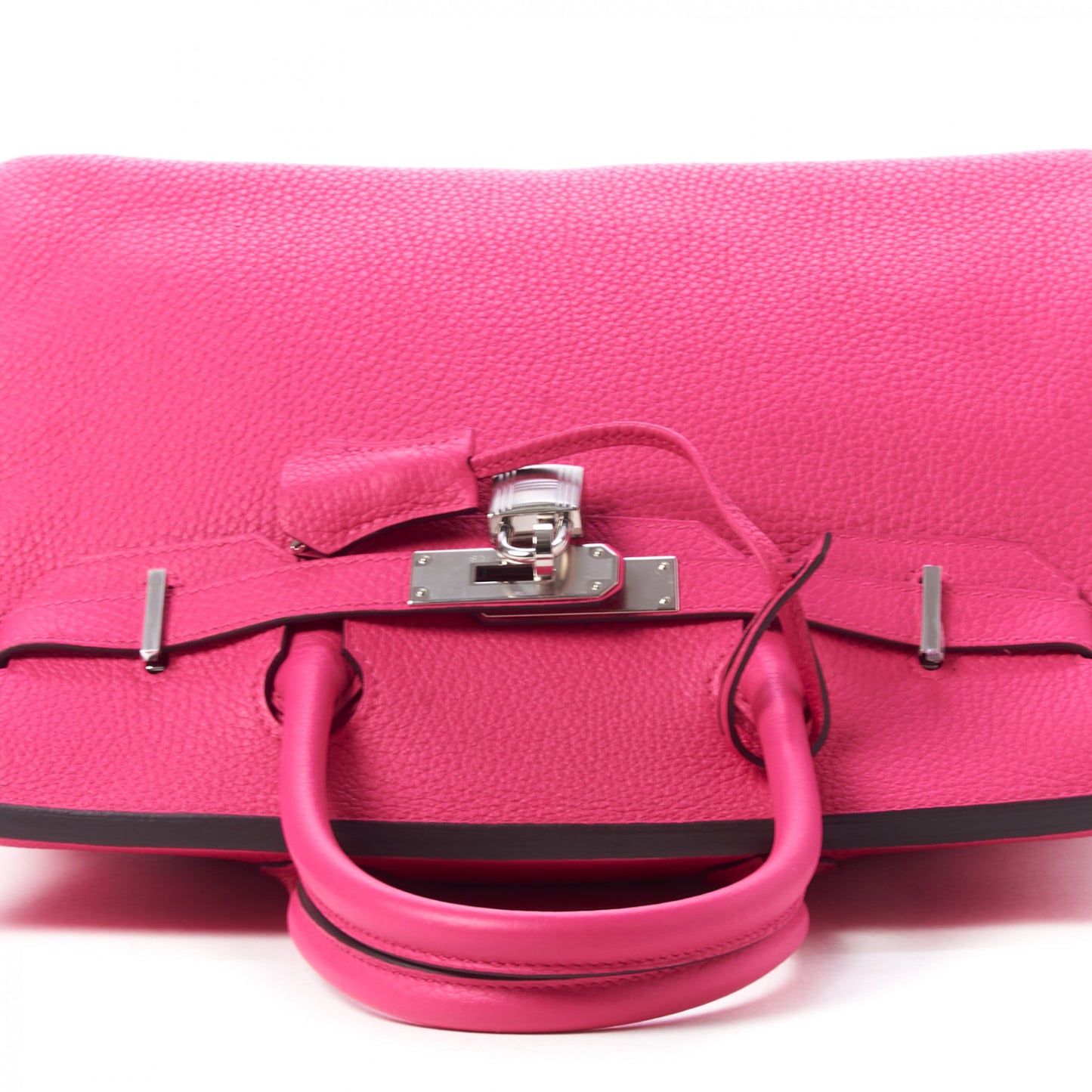 Taurillon Clemence Birkin 30 Rose Shocking