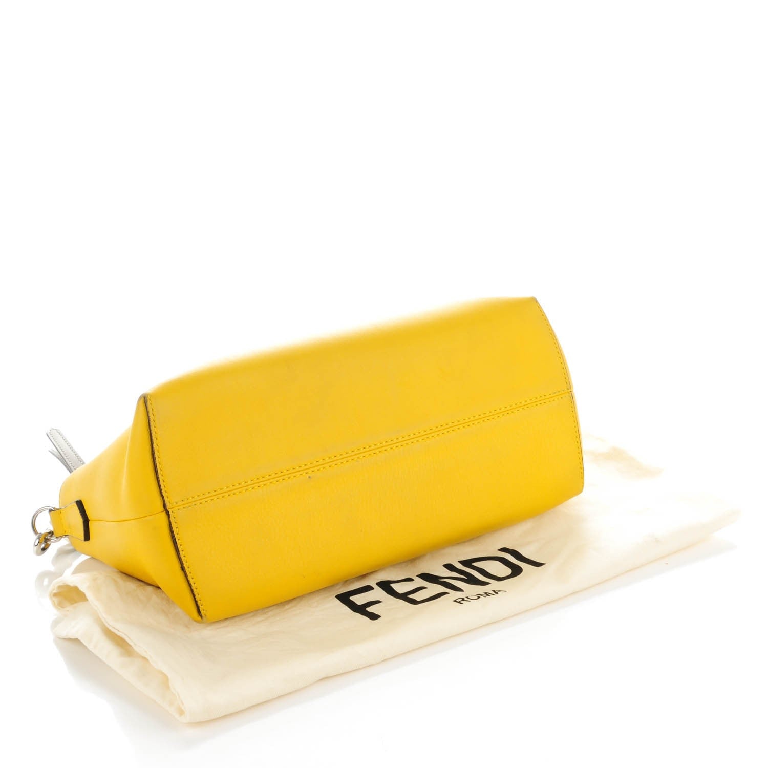Fendi Vitello Dolce 4 Color Medium By The Way Boston Bag Yellow Multicolor 4 of 13