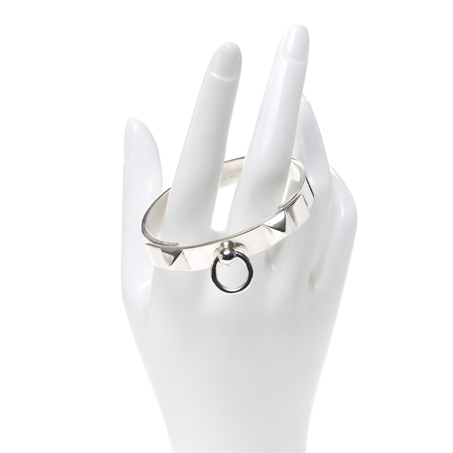 Sterling Silver PM Collier De Chien Bracelet SH