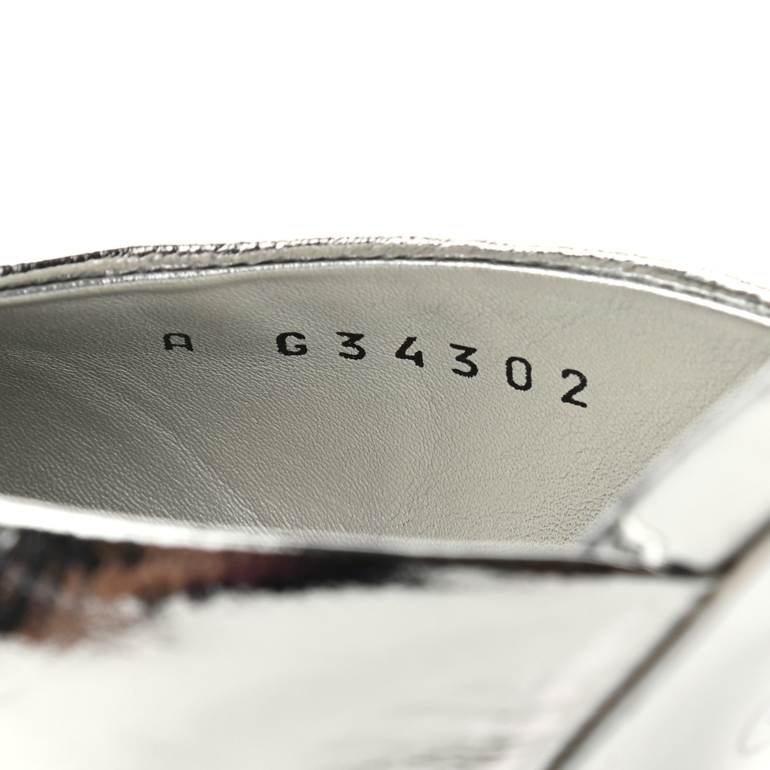 Chanel Metallic Goatskin CC Mules 36 Silver 8 of 11