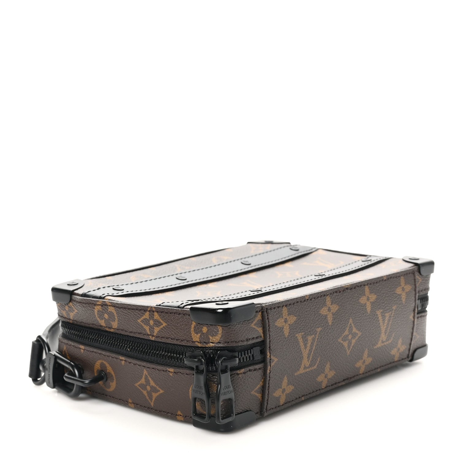 Louis Vuitton Monogram Macassar Handle Soft Trunk Black 4 of 10