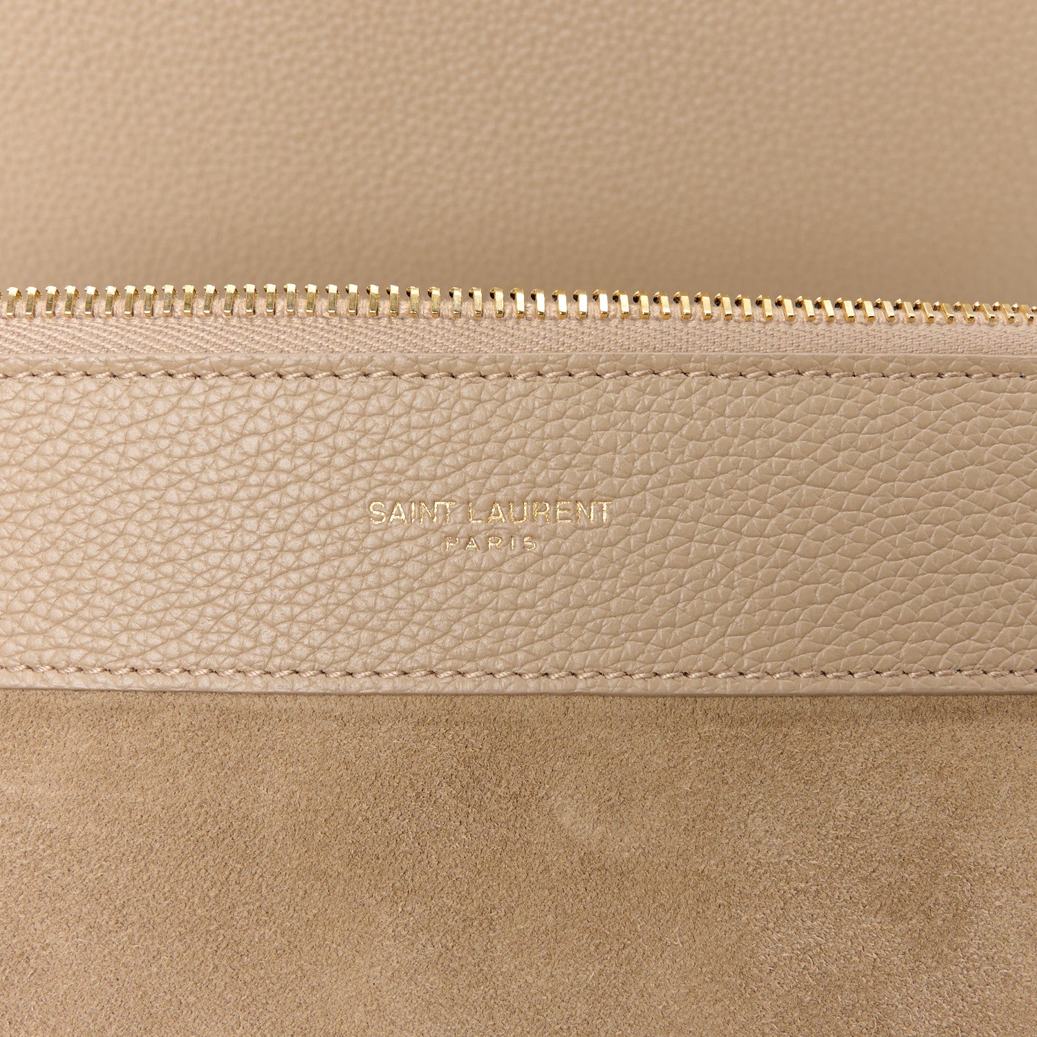 Saint Laurent Grained Calfskin Baby Sac De Jour Souple Sea Salt 8 of 14