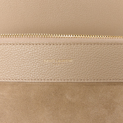 Saint Laurent Grained Calfskin Baby Sac De Jour Souple Sea Salt 8 of 14