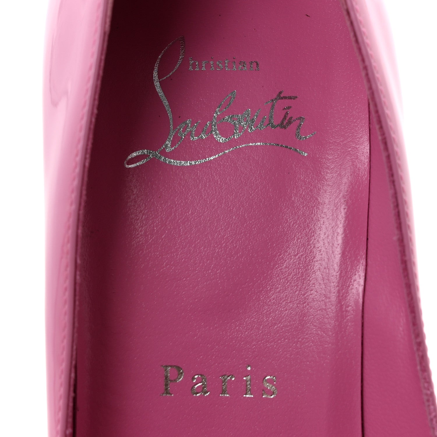 Christian Louboutin Patent Dolly 100 Pumps 36 Gummy 8 of 10