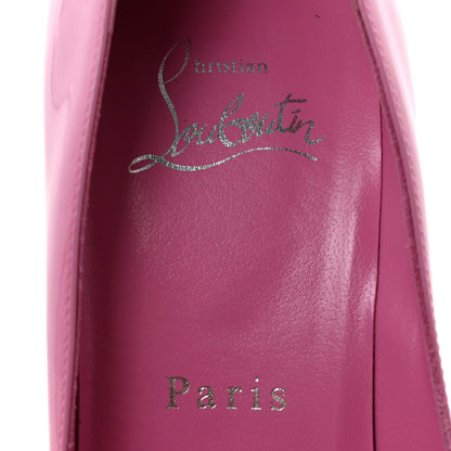 Christian Louboutin Patent Dolly 100 Pumps 36 Gummy 8 of 10