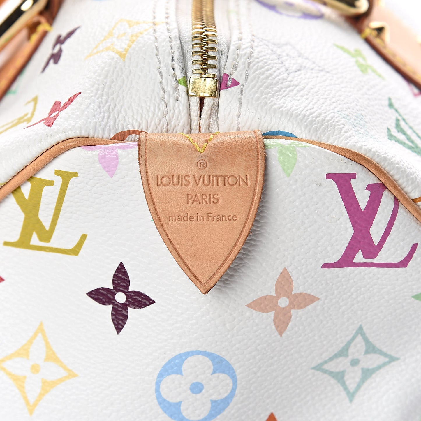 Monogram Multicolor Speedy 30 White