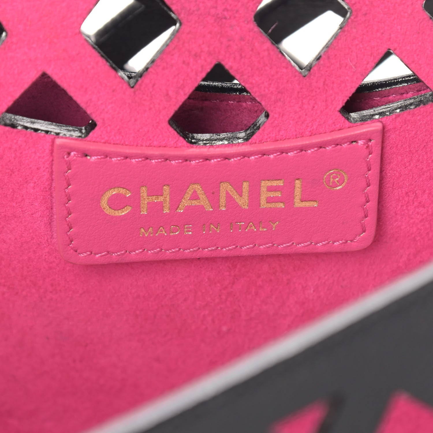 Chanel Lambskin Sea Through Flap Black Multicolor 8 of 14