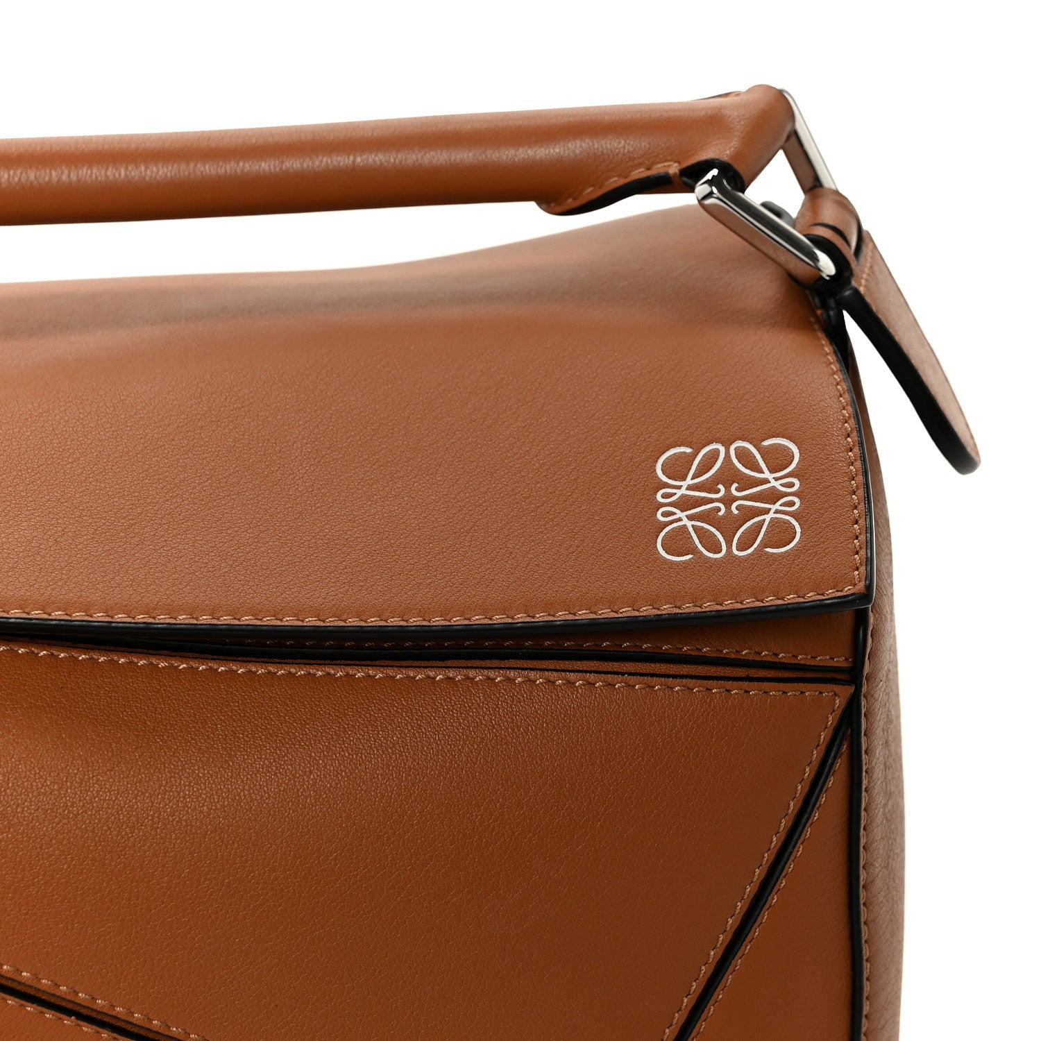 Loewe Calfskin Medium Puzzle Bag Tan 8 of 11