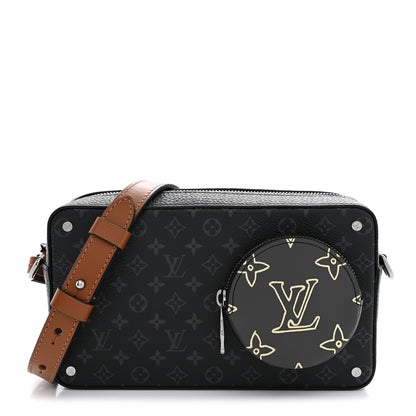 Louis Vuitton Monogram Eclipse Volga On Strap Crossbody Multicolor 1 of 11