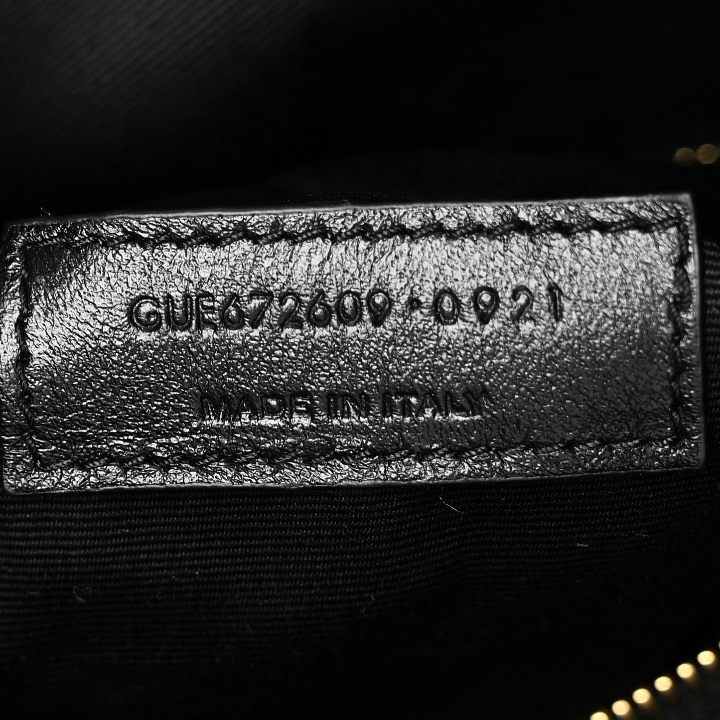 Lambskin Matelasse Monogram Joe Backpack Black