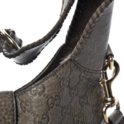 Gucci Guccissima Medium New Jackie Shoulder Bag Olive Green 12 of 13