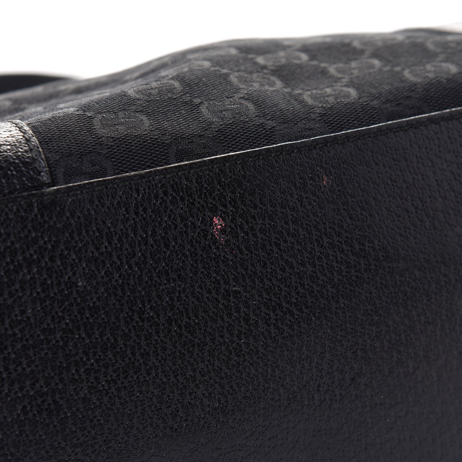 Gucci Monogram Medium Abbey Tote Black 5 of 5