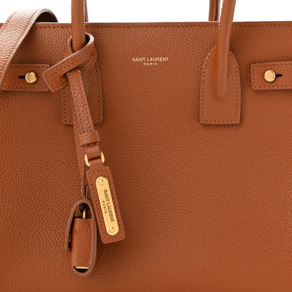 Saint Laurent Grained Calfskin Baby Sac De Jour Supple Canyon 8 of 10