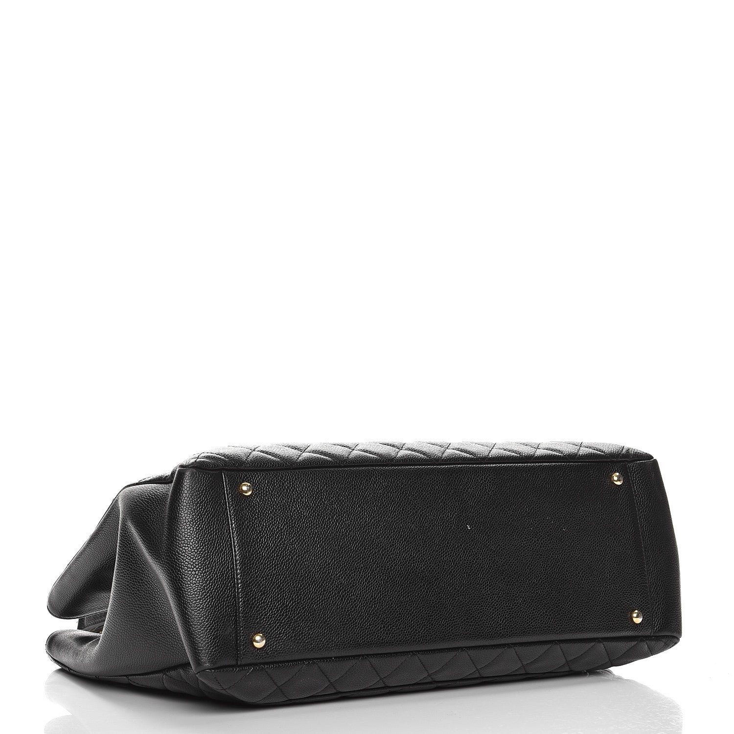 Chanel Caviar Quilted XL Grand Shopping Tote GST Black 4 of 14