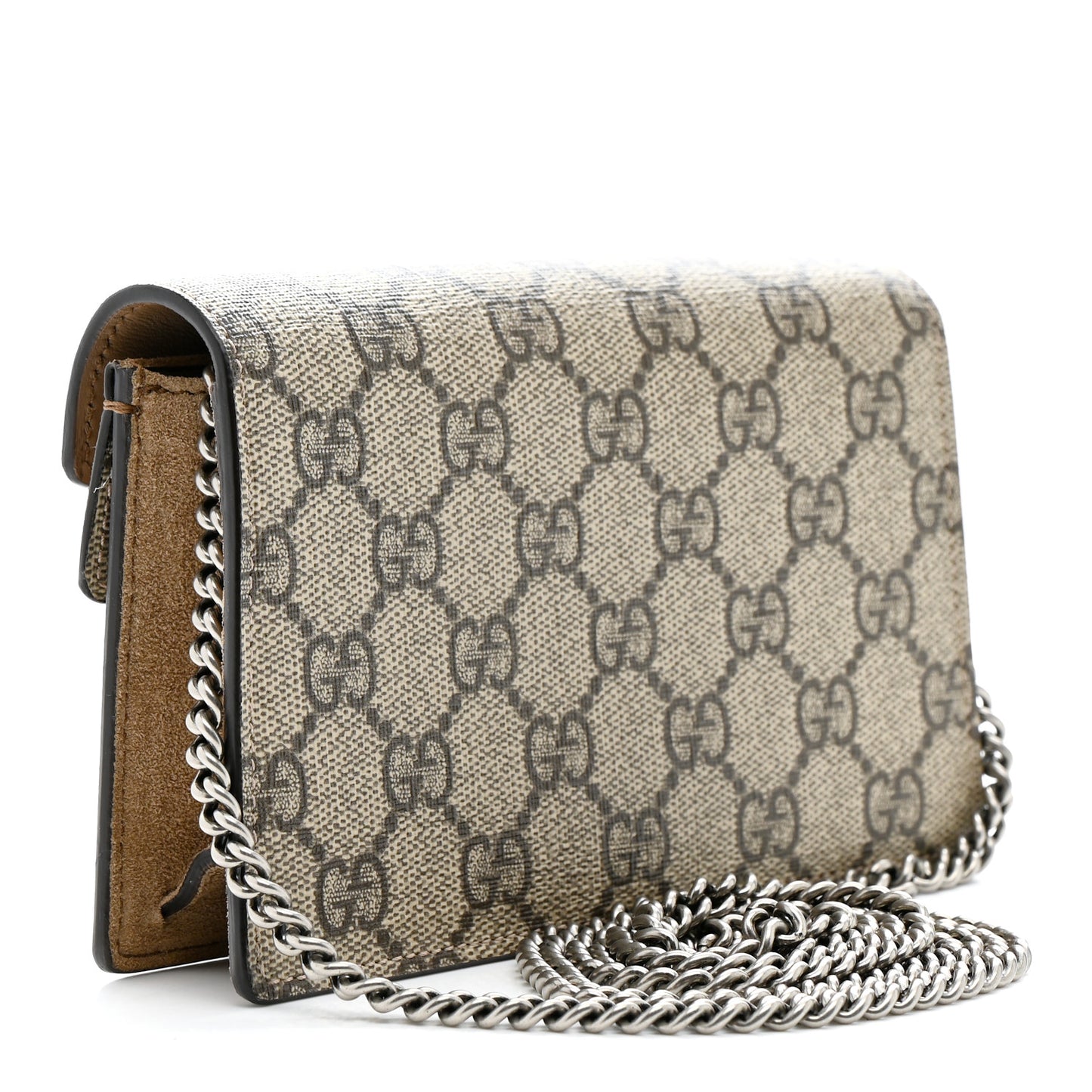 GG Supreme Monogram Super Mini Dionysus Shoulder Bag Taupe
