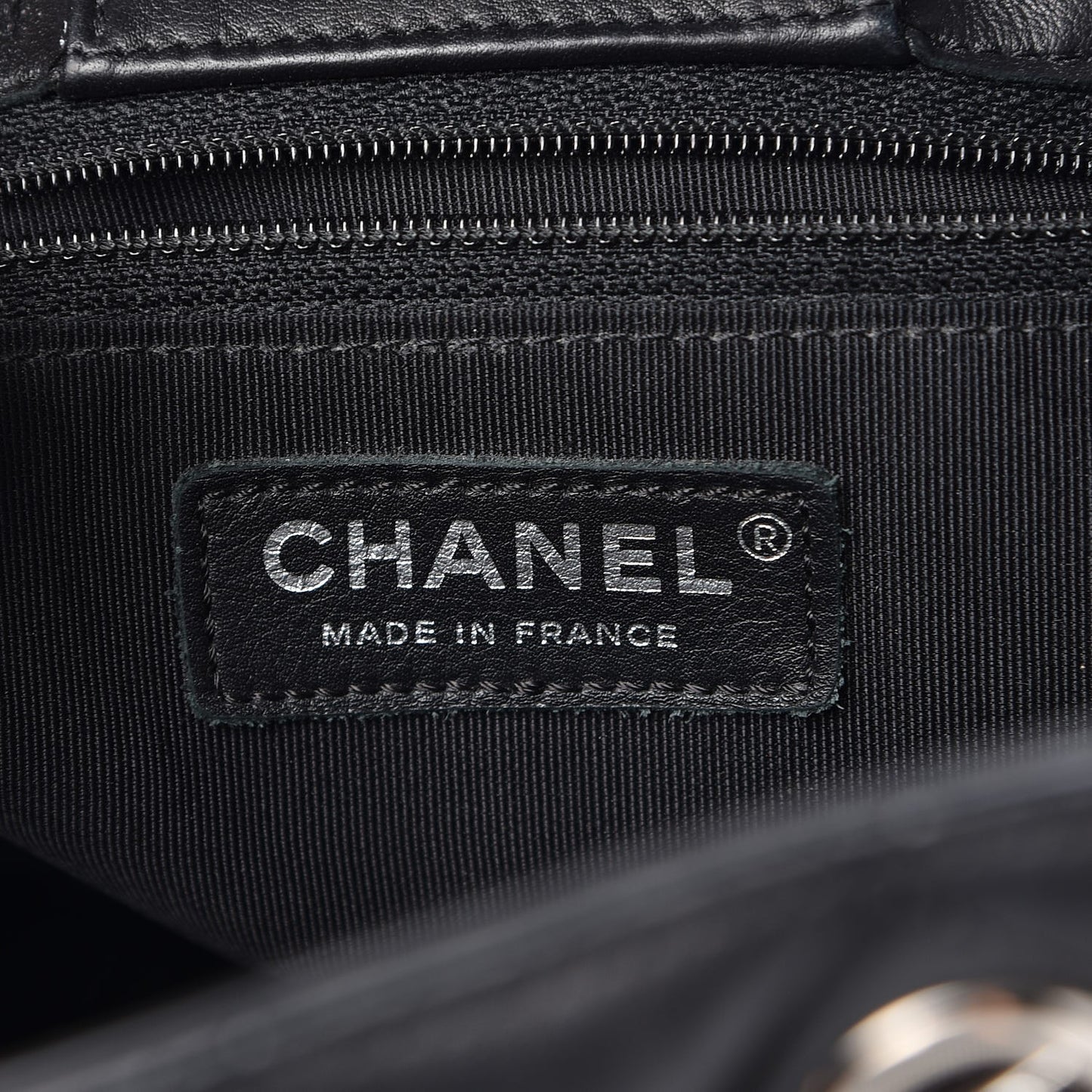 Calfskin Quilted Timeless Tote Black
