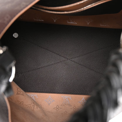Louis Vuitton Mahina Carmel Hobo Chocolate 5 of 9