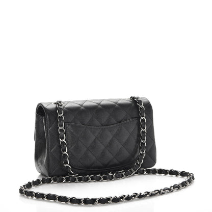 Chanel Iridescent Caviar Quilted Mini Rectangular Flap Black 3 of 8