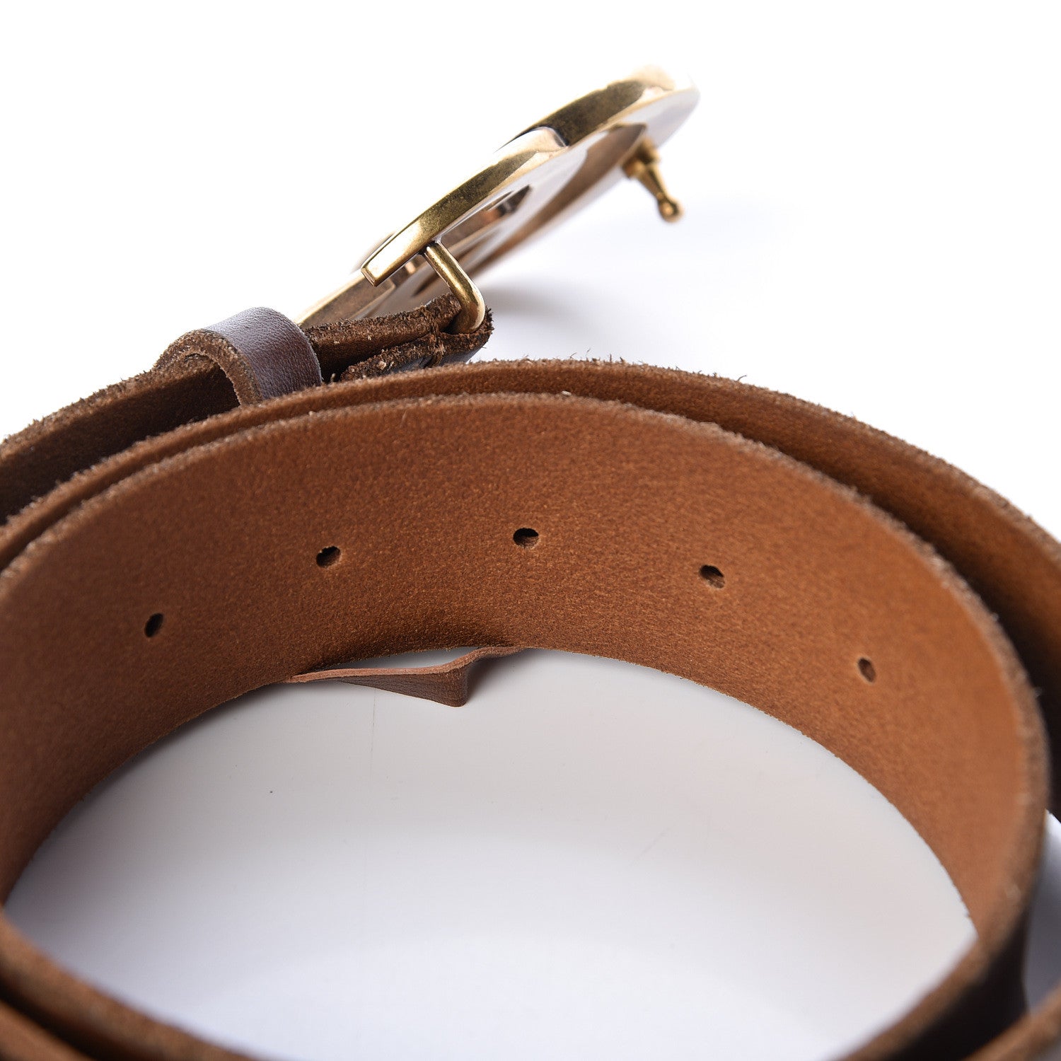 Gucci Faded Calfskin Double G 40mm Belt 90 36 Cuir 5 of 8