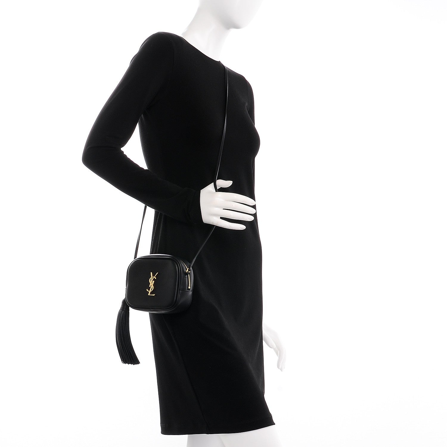 Saint Laurent Nappa Monogram Blogger Bag Black 2 of 6