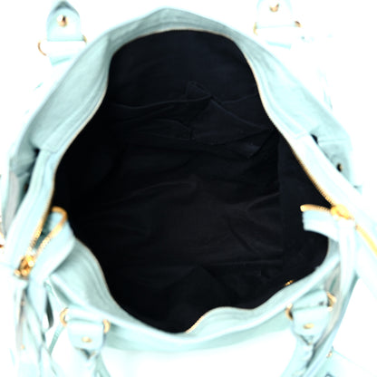 Balenciaga Agneau Classic Gold Hardware Velo Bleu Maldives 4 of 25