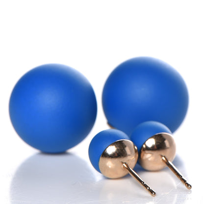 Christian Dior Mise En Dior Tribal Earrings Blue 3 of 5