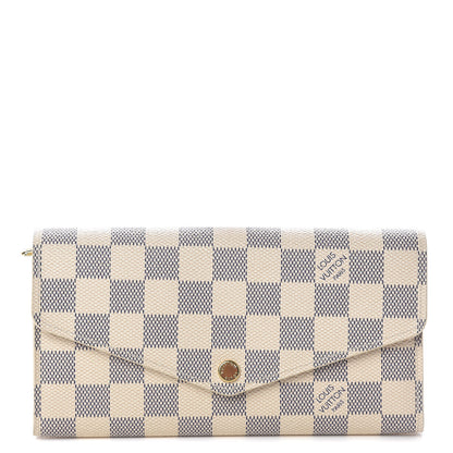 Louis Vuitton Damier Azur Sarah Wallet NM 1 of 6