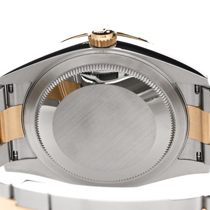 Rolex 18K Yellow Gold Stainless Steel 42mm Oyster Perpetual Sky-Dweller Watch Bright Black 326933 4 of 6