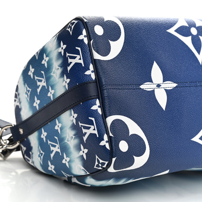 Louis Vuitton Monogram Escale Speedy Bandouliere 30 Blue 8 of 9
