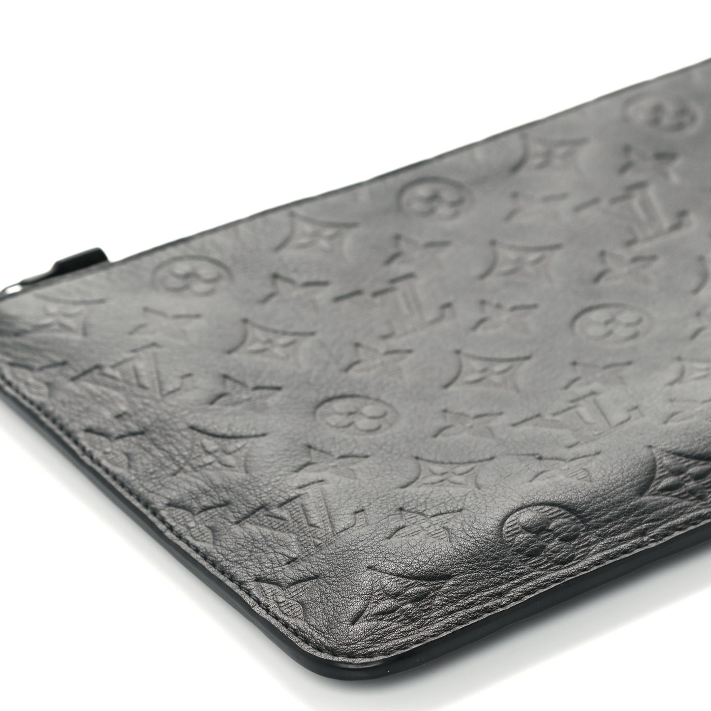 Calfskin Monogram Shadow Pochette Black