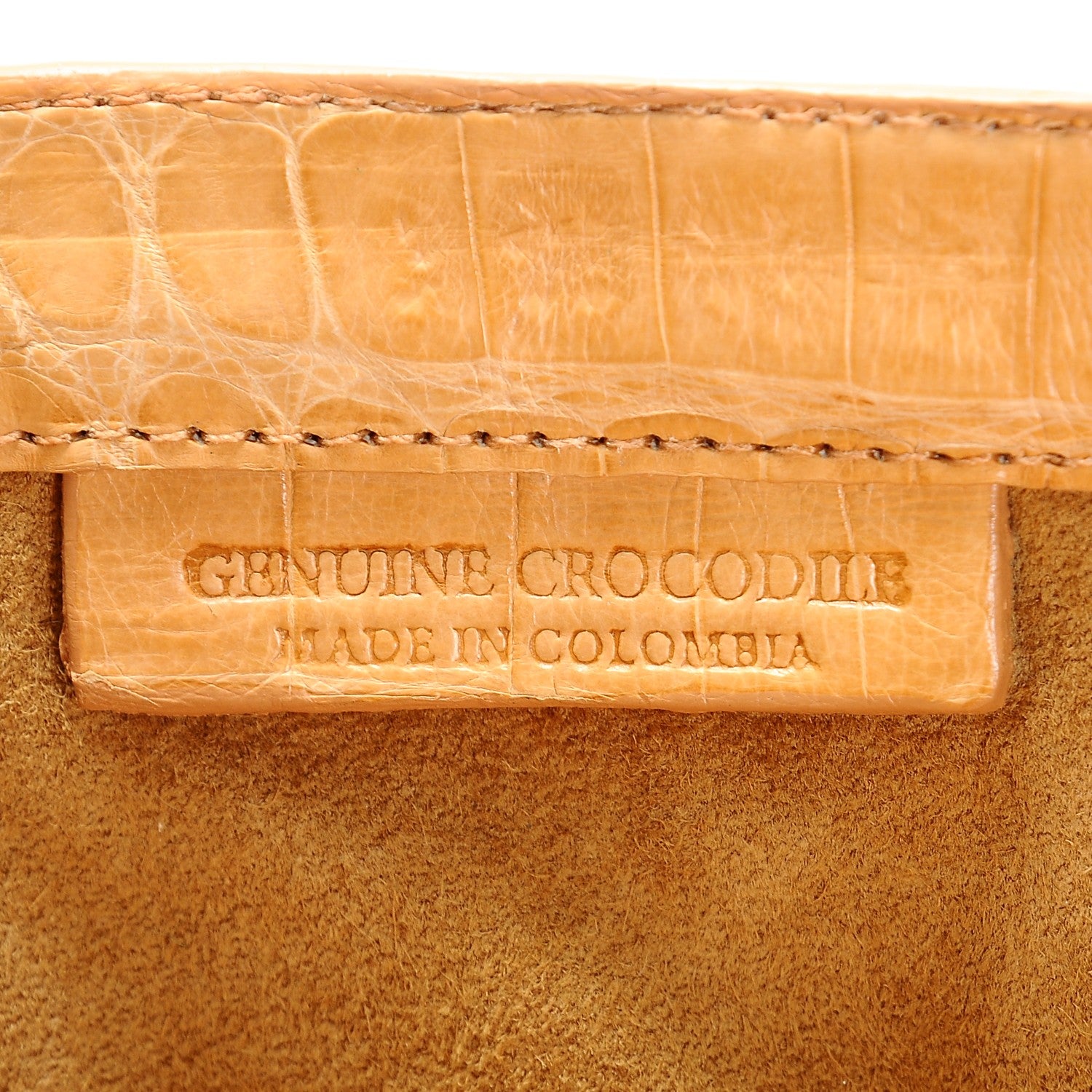 Nancy Gonzalez Crocodile Soft Flap Clutch Beige 7 of 7