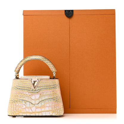 Louis Vuitton Alligator Mini Capucines Royal Garden 10 of 10
