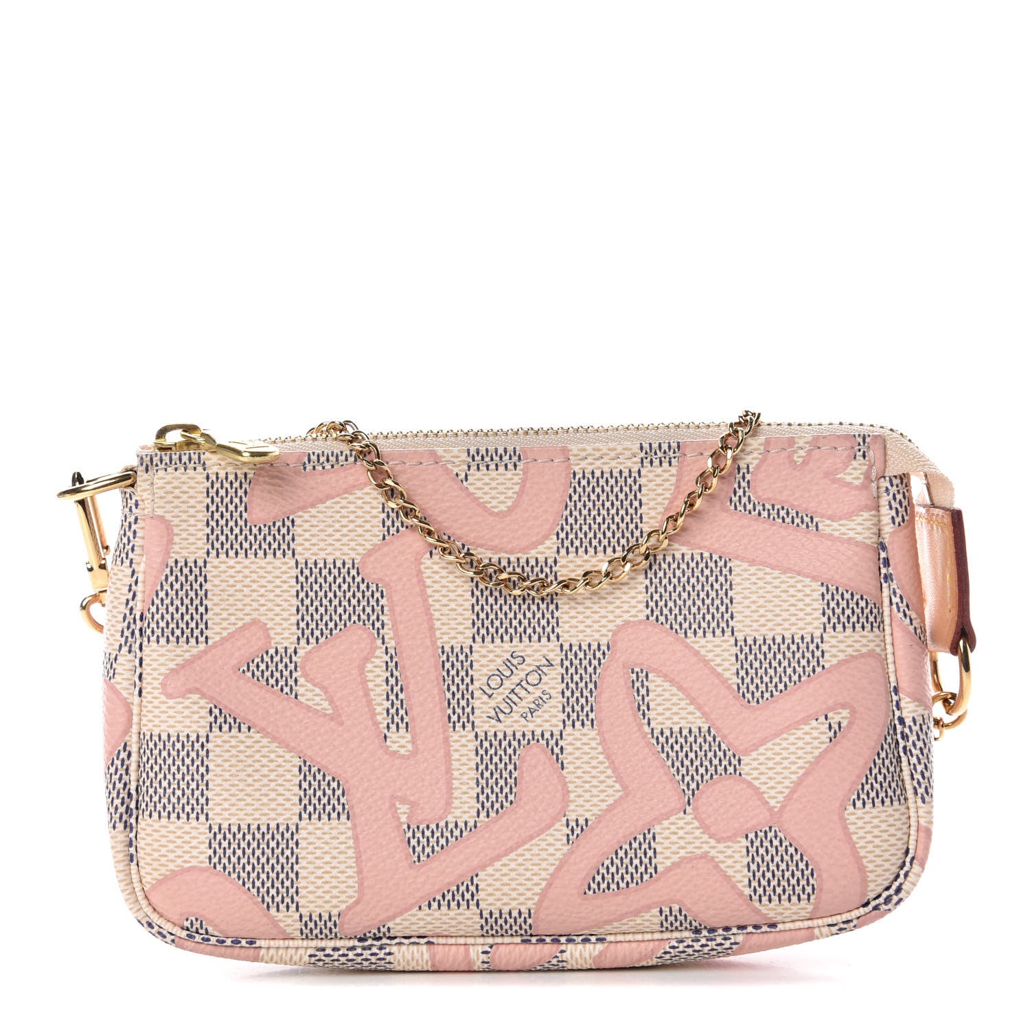 Louis Vuitton Damier Azur Tahitienne Mini Pochette Accessories 1 of 9