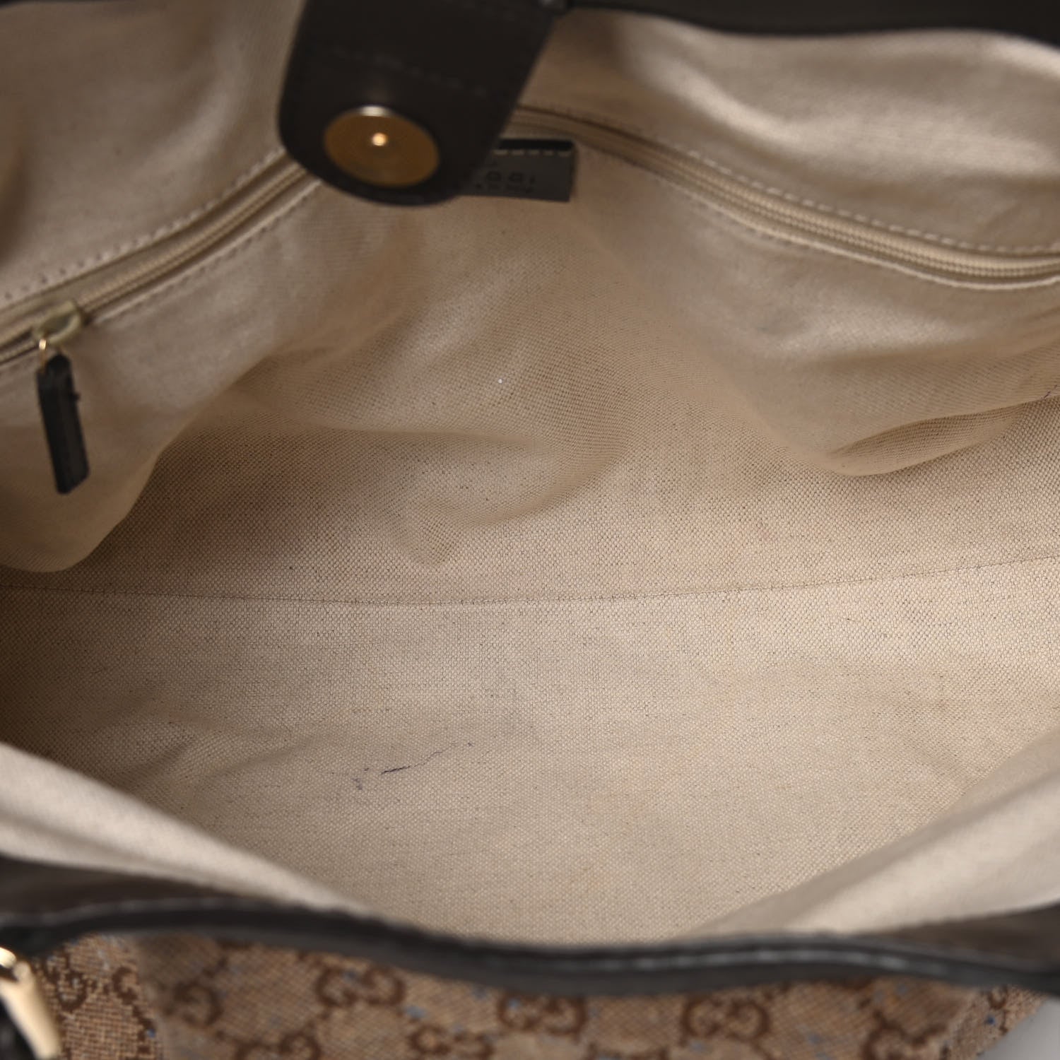 Gucci Monogram Medium Sukey Tote Dark Brown 4 of 4